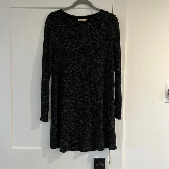 Abercrombie & Fitch | Dresses | Fleece Lined Long Sleeve Heathered Af Dress  | Poshmark